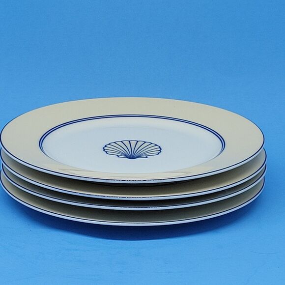 Fitz & Floyd Nobilis Shell 6.5" Bread  Plates Bundle of 4 Discontinued Excellent - Picture 8 of 8